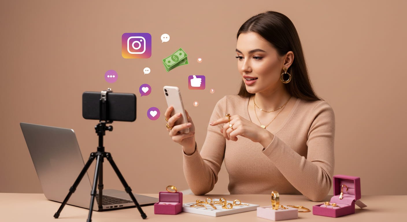 Marketing digital para revendedoras de semijoias