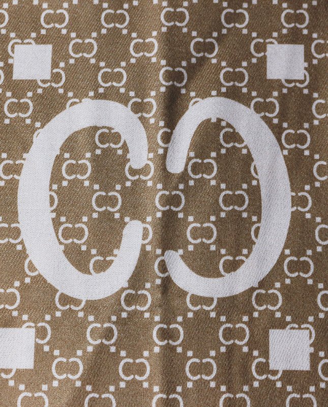 CACHECOL ESTAMPADO NUDE COM BRANCO MB