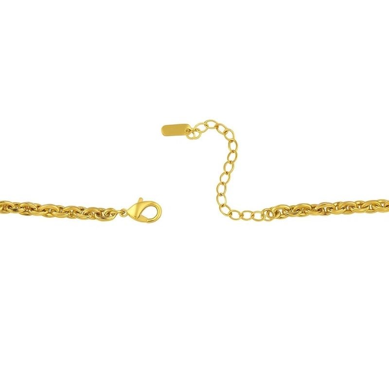 Colar com Miçangas e Pingente Borboleta