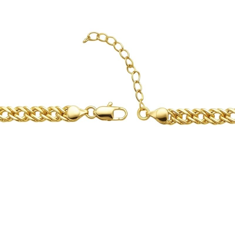 Colar Duplo com Cruz