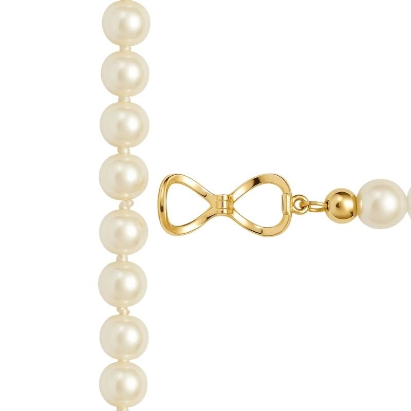 Colar Longo Ajustável de Pérolas