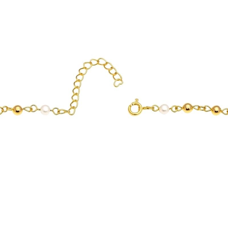 Colar Pérola com Pingente de Estrela