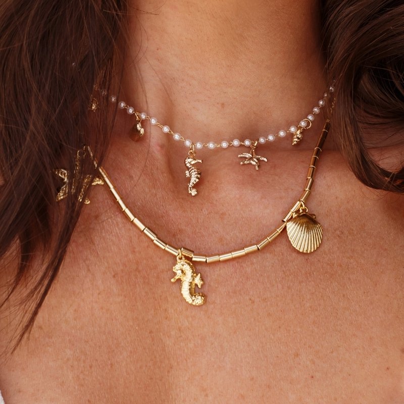 Colar Pingentes de Mar