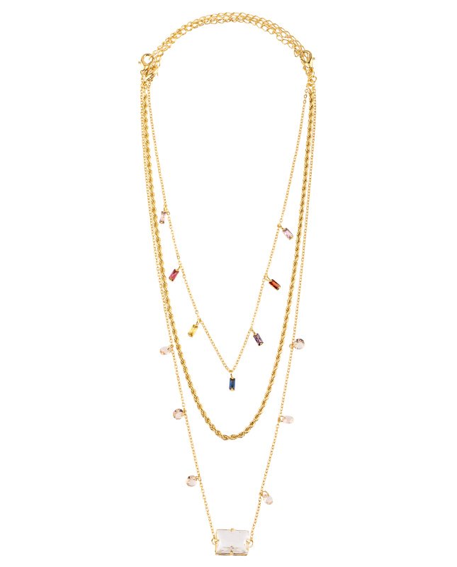CONJUNTO COM 3 COLARES BIJUTERIA FINA MB