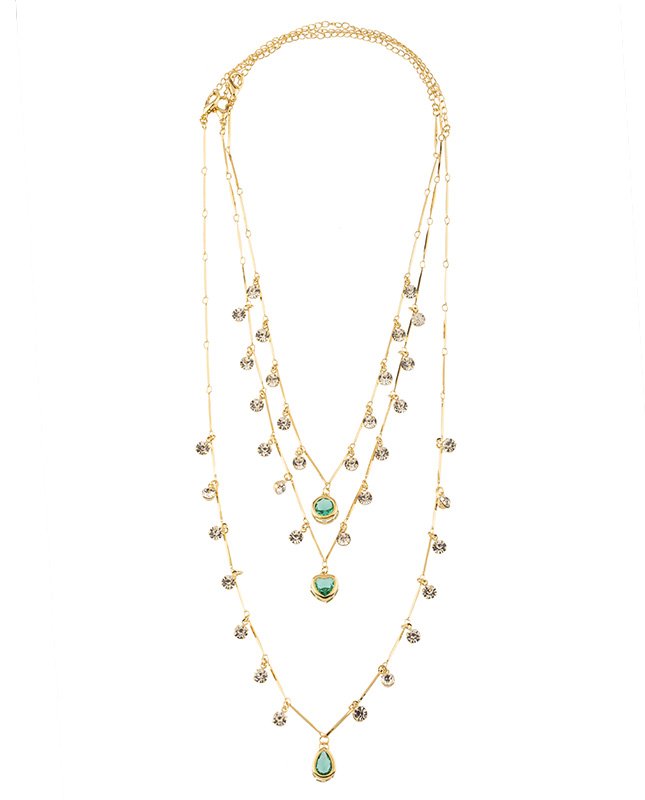 CONJUNTO COM 3 COLARES BIJUTERIA FINA MB