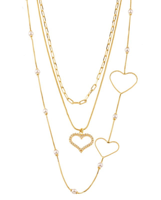CONJUNTO COM 3 COLARES BIJUTERIA FINA MB