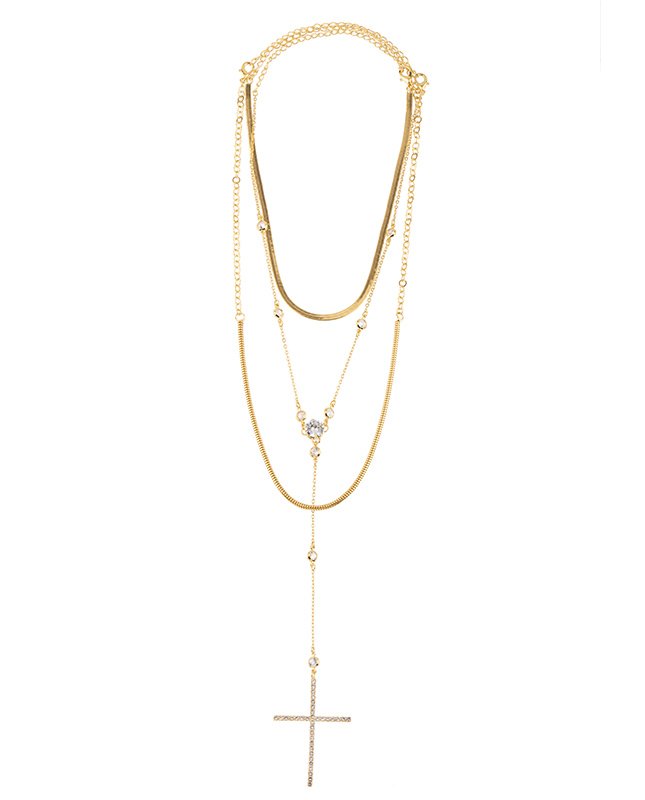 CONJUNTO COM 3 COLARES BIJUTERIA FINA MB