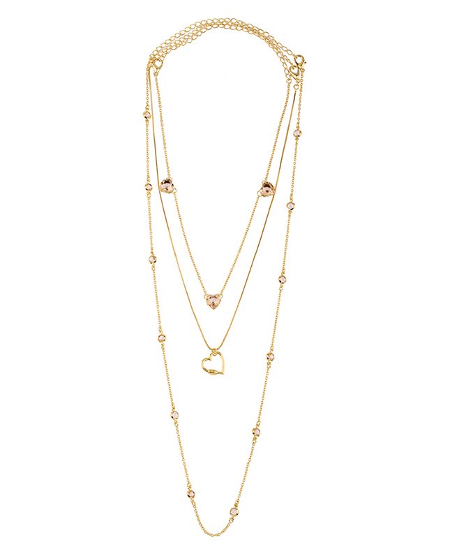 CONJUNTO COM 3 COLARES BIJUTERIA FINA MB