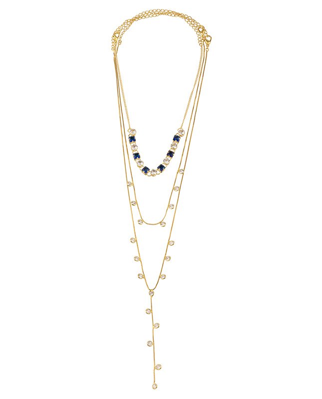 CONJUNTO COM 3 COLARES BIJUTERIA FINA MB