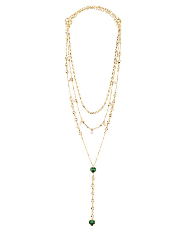 CONJUNTO COM 3 COLARES BIJUTERIA FINA MB