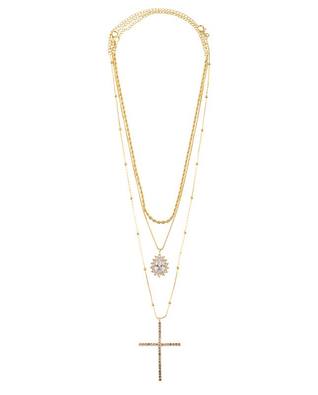 CONJUNTO COM 3 COLARES BIJUTERIA FINA MB