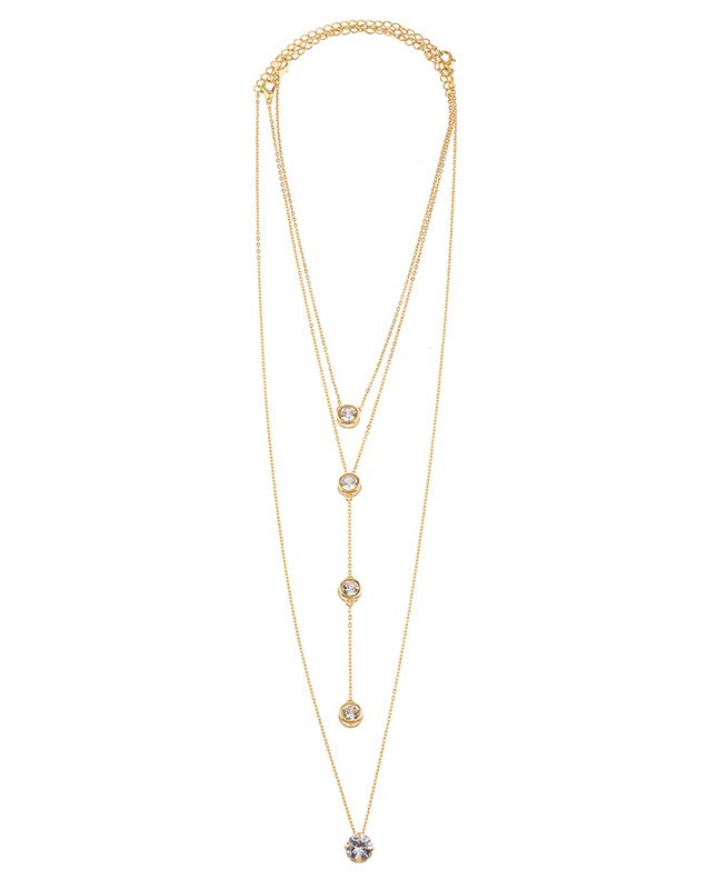 CONJUNTO COM 3 COLARES BIJUTERIA FINA MB