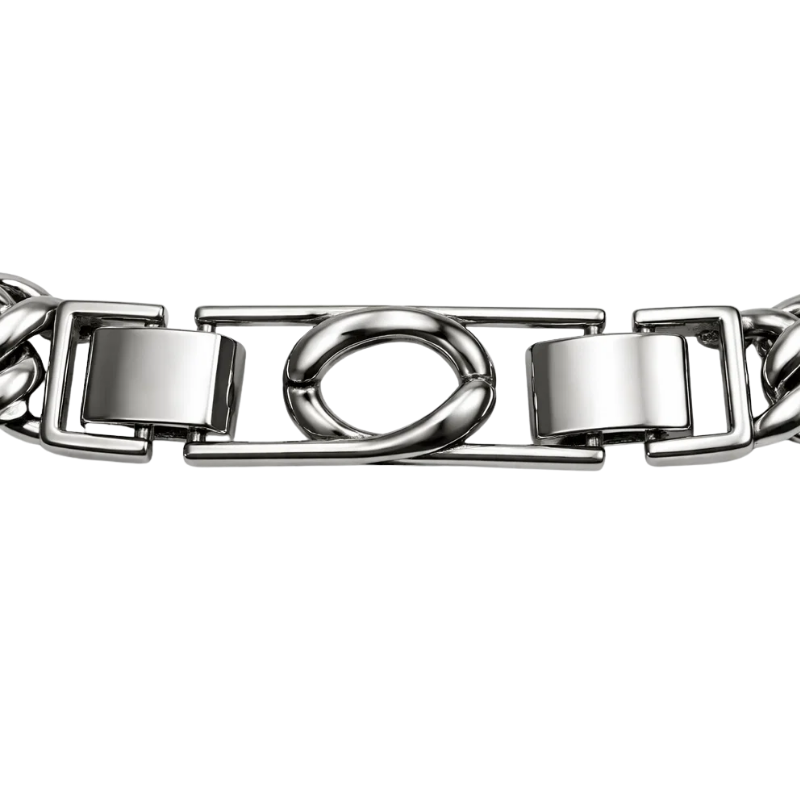 Pulseira de elos com Detalhes Cravejados