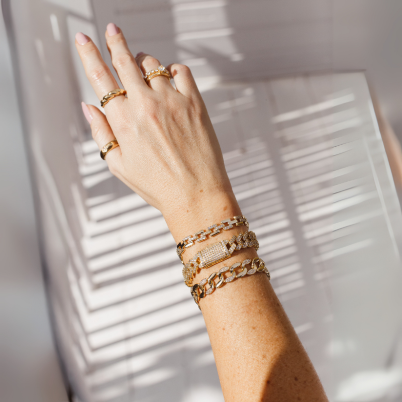 Pulseira Elos Quadrados